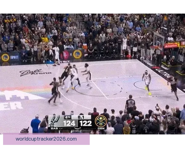 约基奇40分8篮板13助攻力压文班季后赛级对决演神仙球精彩时刻