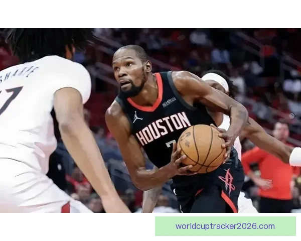 杜兰特30分无力回天火箭加时被森林狼15分逆转惜败